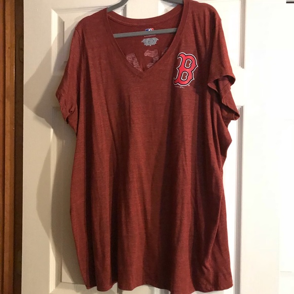 plus size red sox t shirt
